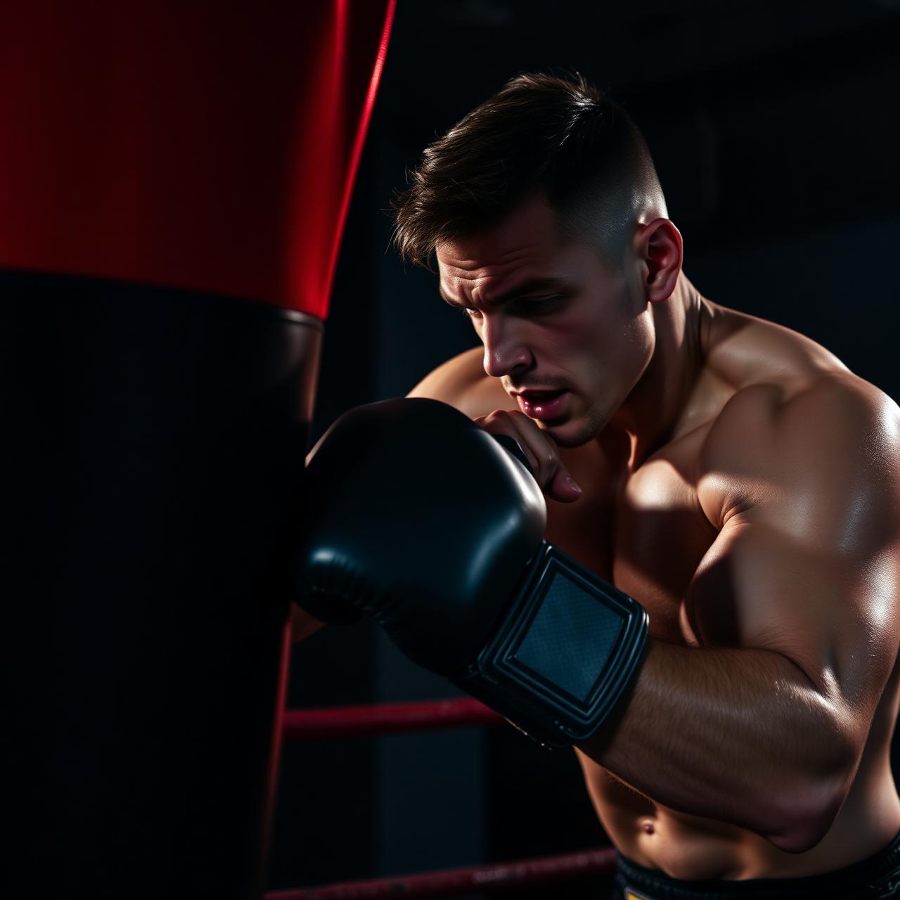 Boxer training at Tri Gym